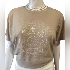 Cotton On Tan Graphic Crewneck Tee